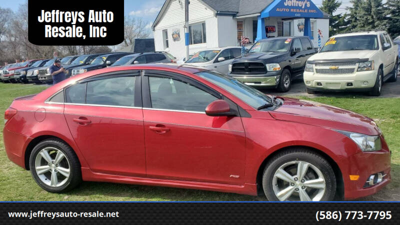 2012 Chevrolet Cruze for sale at Jeffreys Auto Resale, Inc in Clinton Township MI