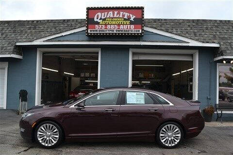 2013 Lincoln MKZ for sale at Quality Pre-Owned Automotive in Cuba MO