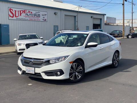 2018 Honda Civic for sale at SUPER AUTO SALES STOCKTON in Stockton CA