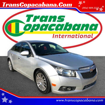 2012 Chevrolet Cruze for sale at TransCopacabana.Com in Hollywood FL