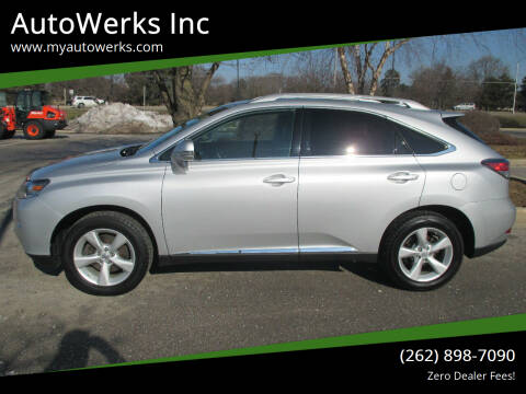 2013 Lexus RX 350 for sale at AutoWerks Inc in Sturtevant WI