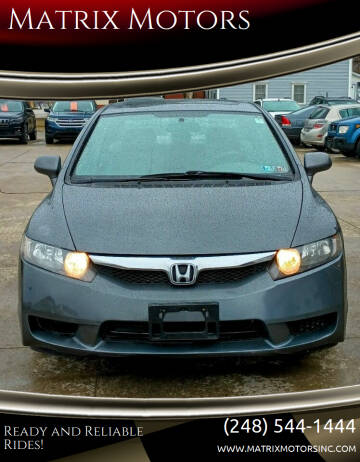 2010 Honda Civic for sale at Matrix Motors in Berkley MI