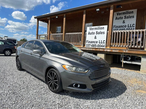 2013 Ford Fusion for sale at Vermilion Auto Sales & Finance in Erath LA
