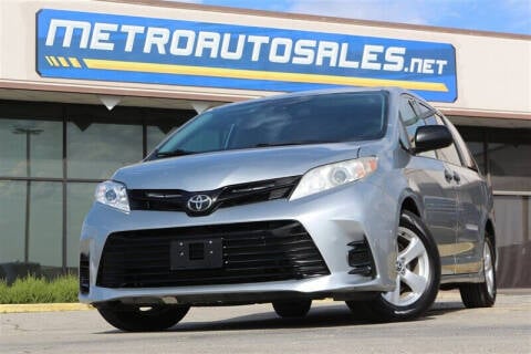 2020 Toyota Sienna for sale at METRO AUTO SALES in Arlington TX