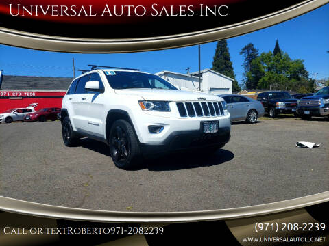 2015 Jeep Grand Cherokee for sale at Universal Auto Sales Inc in Salem OR