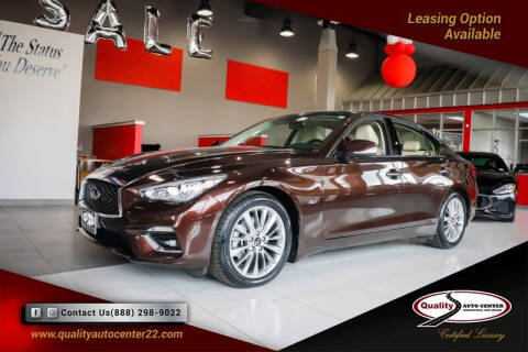 2019 Infiniti Q50 for sale at Quality Auto Center of Springfield in Springfield NJ