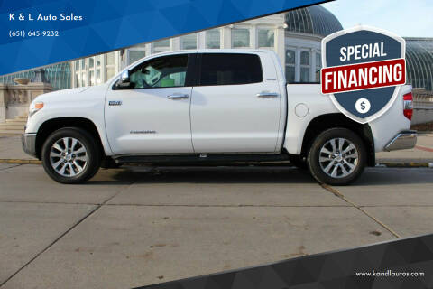 2016 Toyota Tundra for sale at K & L Auto Sales in Saint Paul MN