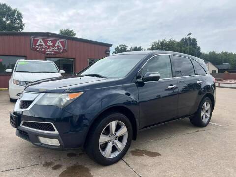 2013 Acura MDX for sale at A & A Auto Sales in Fayetteville AR