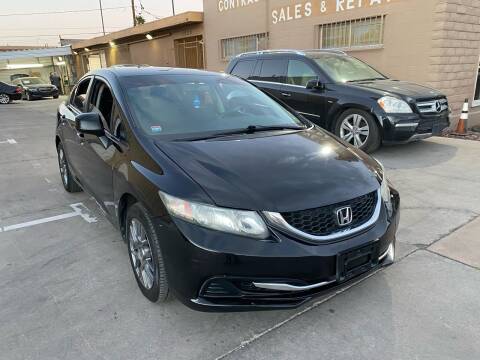 2013 Honda Civic for sale at CONTRACT AUTOMOTIVE in Las Vegas NV