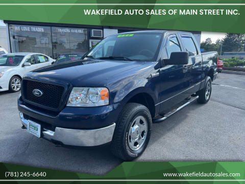 2005 Ford F-150 for sale at Wakefield Auto Sales of Main Street Inc. in Wakefield MA