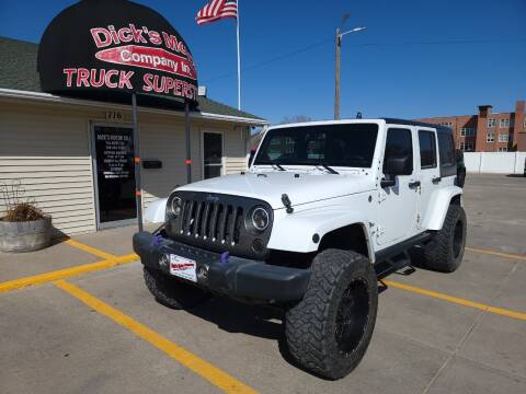 2015 Jeep Wrangler Unlimited for sale at DICK'S MOTOR CO INC in Grand Island NE