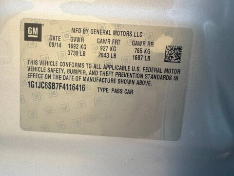 2015 Chevrolet Sonic LT Auto
