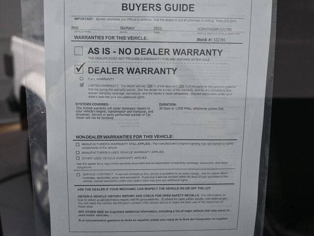 2023 Jeep Gladiator Sport S