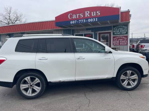 2013 Toyota Highlander for sale at Cars R Us in Binghamton NY