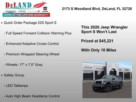 2026 Jeep Wrangler Sport S