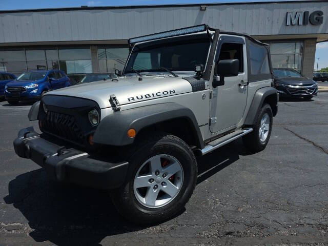 Used 2007 Jeep Wrangler Rubicon with VIN 1J4GA641X7L170855 for sale in Bellefontaine, OH
