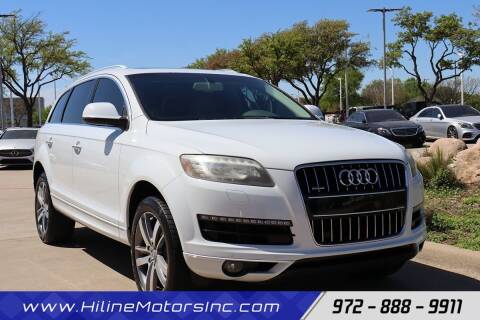 2013 Audi Q7 for sale at HILINE MOTORS in Plano TX