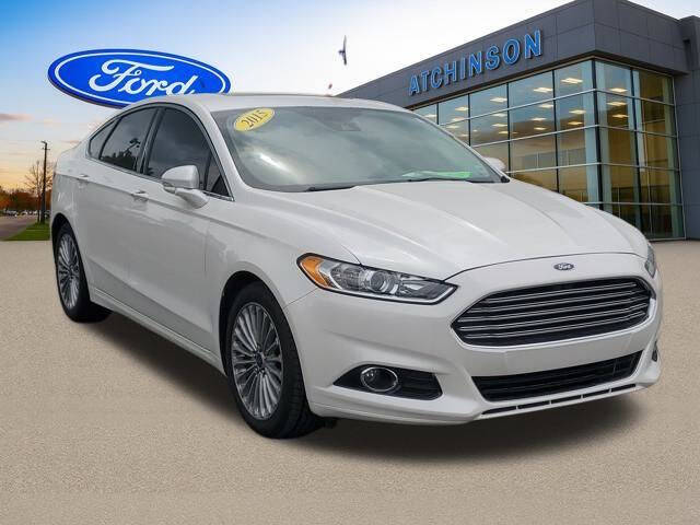 Used 2015 Ford Fusion Titanium with VIN 3FA6P0K98FR244107 for sale in Belleville, MI
