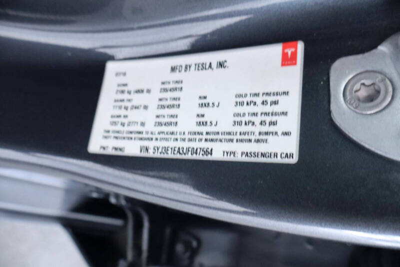 2018 Tesla Model 3