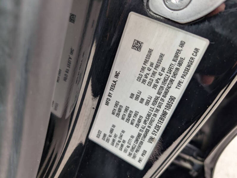 2022 Tesla Model 3 Long Range