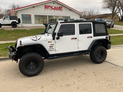 2012 Jeep Wrangler Unlimited for sale at Efkamp Auto Sales LLC in Des Moines IA