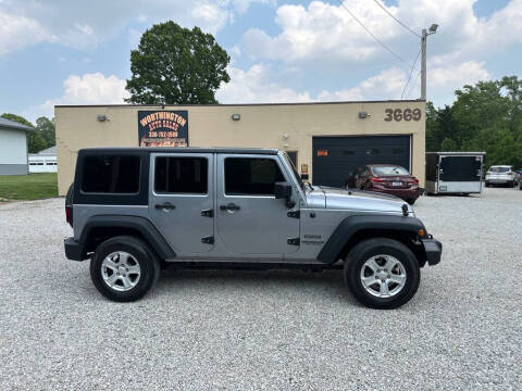 2013 Jeep Wrangler Unlimited for sale at Worthington Auto Sales in Wooster OH