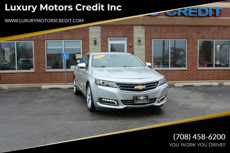 2014 Chevrolet Impala for sale at Luxury Motors Credit Inc in Bridgeview IL