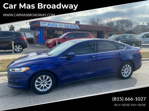 2016 Ford Fusion for sale at Car Mas Broadway in Crest Hill IL