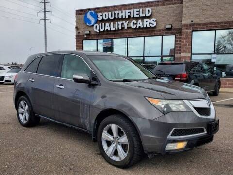 2012 Acura MDX for sale at SOUTHFIELD QUALITY CARS in Detroit MI