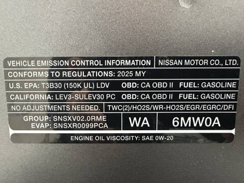 2025 Nissan Sentra SV