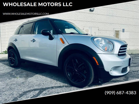 2013 MINI Countryman for sale at WHOLESALE MOTORS LLC in Riverside CA