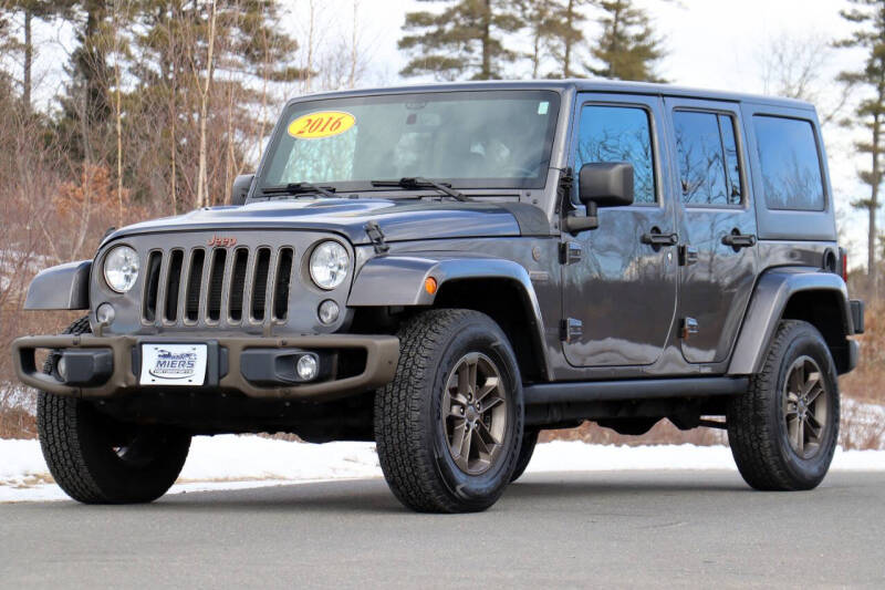 2016 Jeep Wrangler Unlimited for sale at Miers Motorsports in Hampstead NH