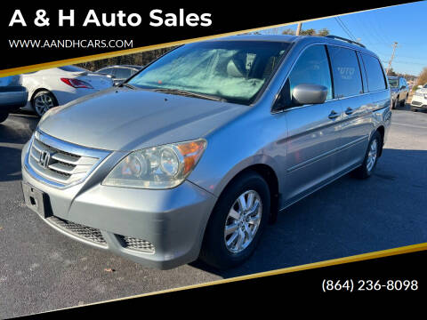 2008 Honda Odyssey for sale at A & H Auto Sales in Greenville SC