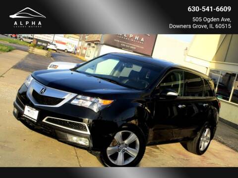 2011 Acura MDX for sale at Alpha Luxury Motors in Downers Grove IL