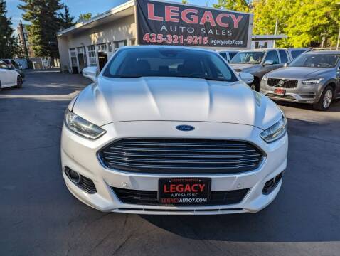 2013 Ford Fusion Hybrid for sale at Legacy Auto Sales LLC in Seattle WA