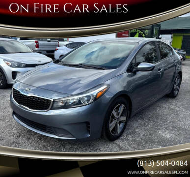 2018 Kia Forte for sale at On Fire Car Sales in Tampa FL