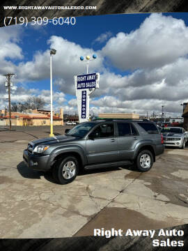 2006 Toyota 4Runner for sale at Right Away Auto Sales in Colorado Springs CO