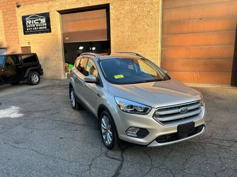 2017 Ford Escape for sale at Ric's Auto Sales in Billerica MA