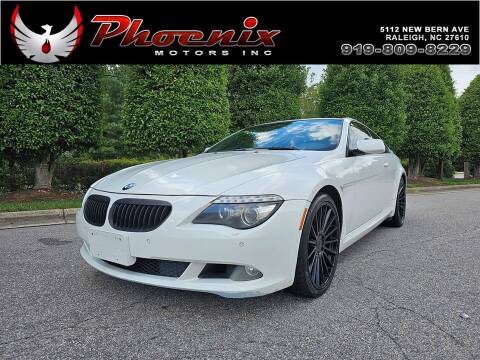 2009 BMW 6 Series for sale at Phoenix Motors Inc in Raleigh NC