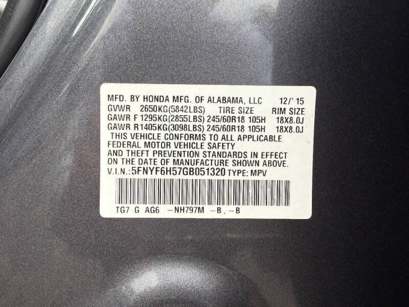 2016 Honda Pilot EX-L