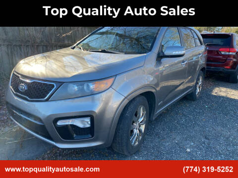 2012 Kia Sorento for sale at Top Quality Auto Sales in Westport MA
