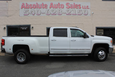 2015 GMC Sierra 3500HD for sale at Absolute Auto Sales in Fredericksburg VA