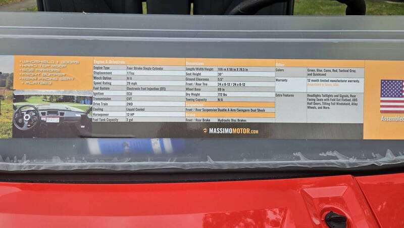 2024 Massimo Buck 250X Golf