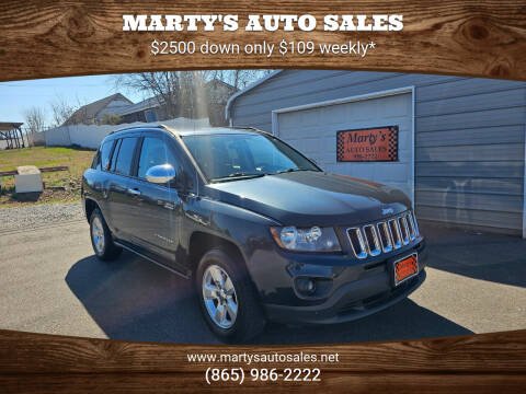 2014 Jeep Compass for sale at Marty's Auto Sales in Lenoir City TN