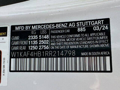 2024 Mercedes-Benz C-Class C 300 4MATIC