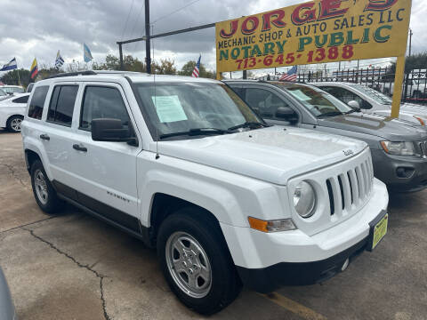 2016 Jeep Patriot for sale at JORGE'S MECHANIC SHOP & AUTO SALES in Houston TX