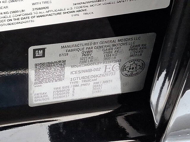 2019 GMC Sierra 1500