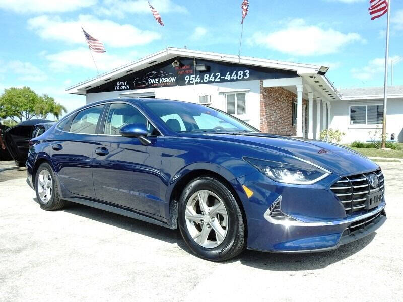 2021 Hyundai Sonata for sale at One Vision Auto in Hollywood FL