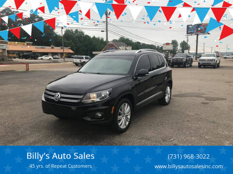 2013 Volkswagen Tiguan for sale at Billy's Auto Sales in Lexington TN