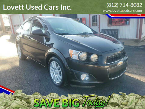 2016 Chevrolet Sonic for sale at Lovett Used Cars Inc. in Spencer IN